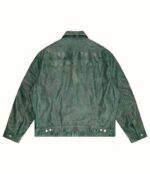 CB CRACKED LEATHER Green TRUCKER || Unique style