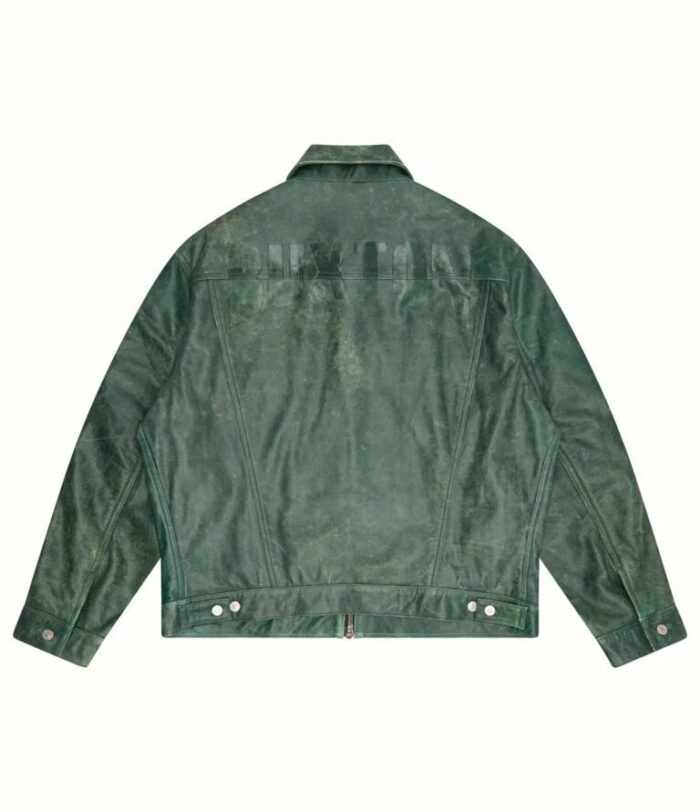 CB CRACKED LEATHER Green TRUCKER || Unique style